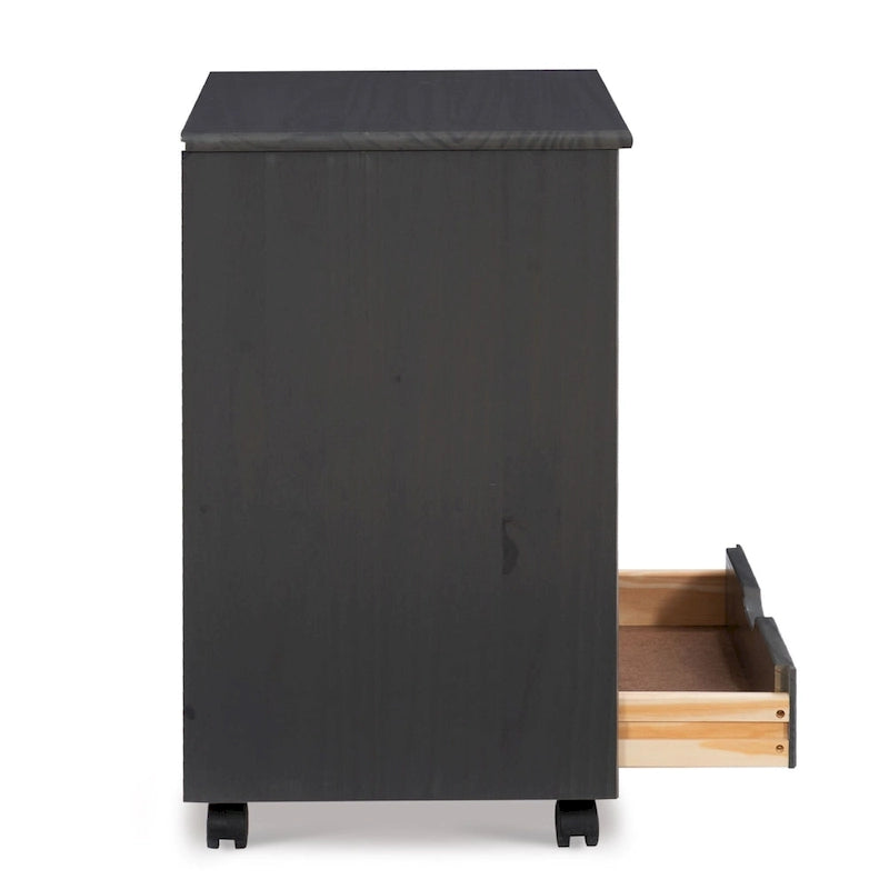 25.25 Gray Wide Rolling Storage Cabinet with 6 Drawer