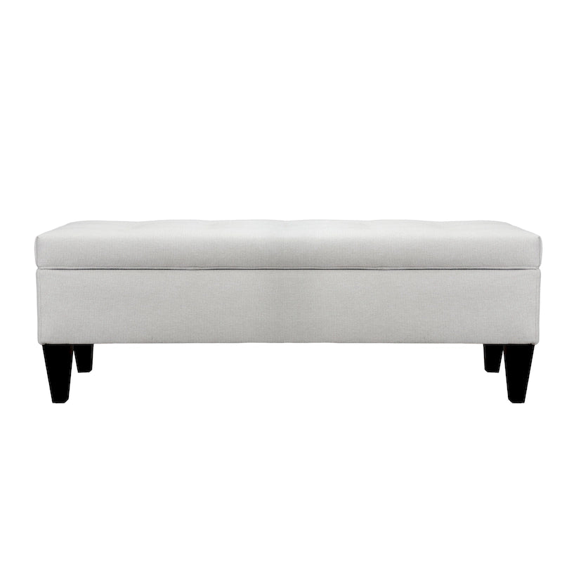 Brooke Upholstered Button-tufted Wood Long Storage Bench
