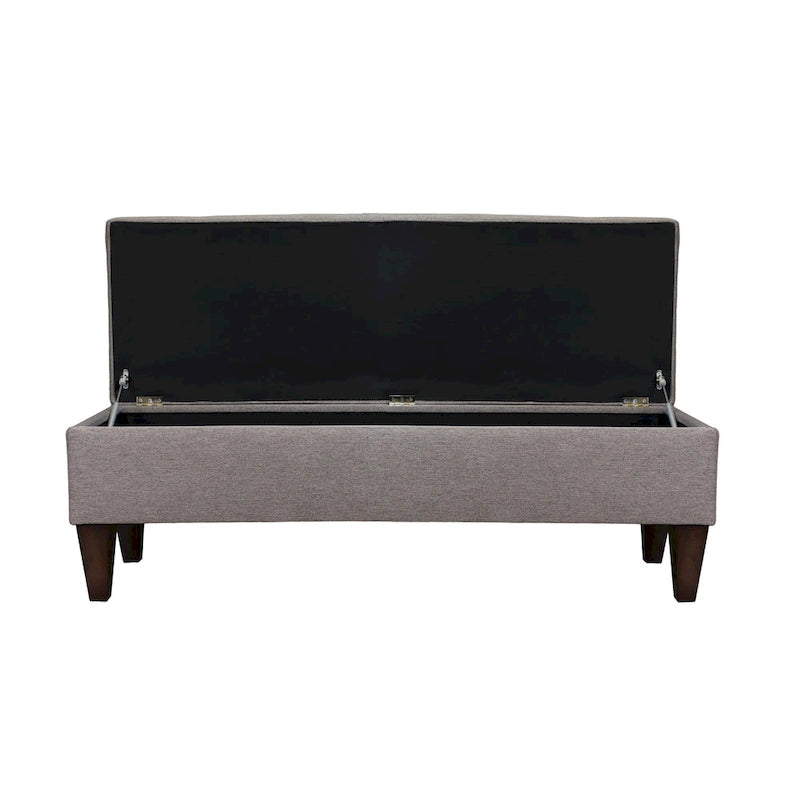 Brooke Upholstered Button-tufted Wood Long Storage Bench
