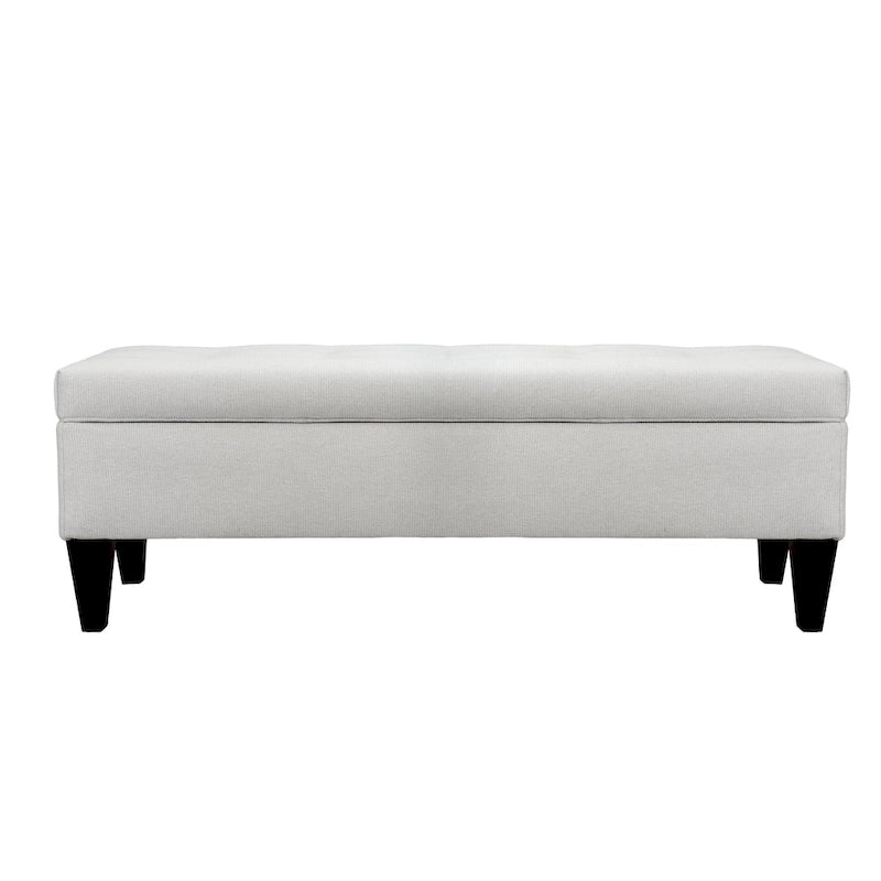 Brooke Upholstered Button-tufted Wood Long Storage Bench