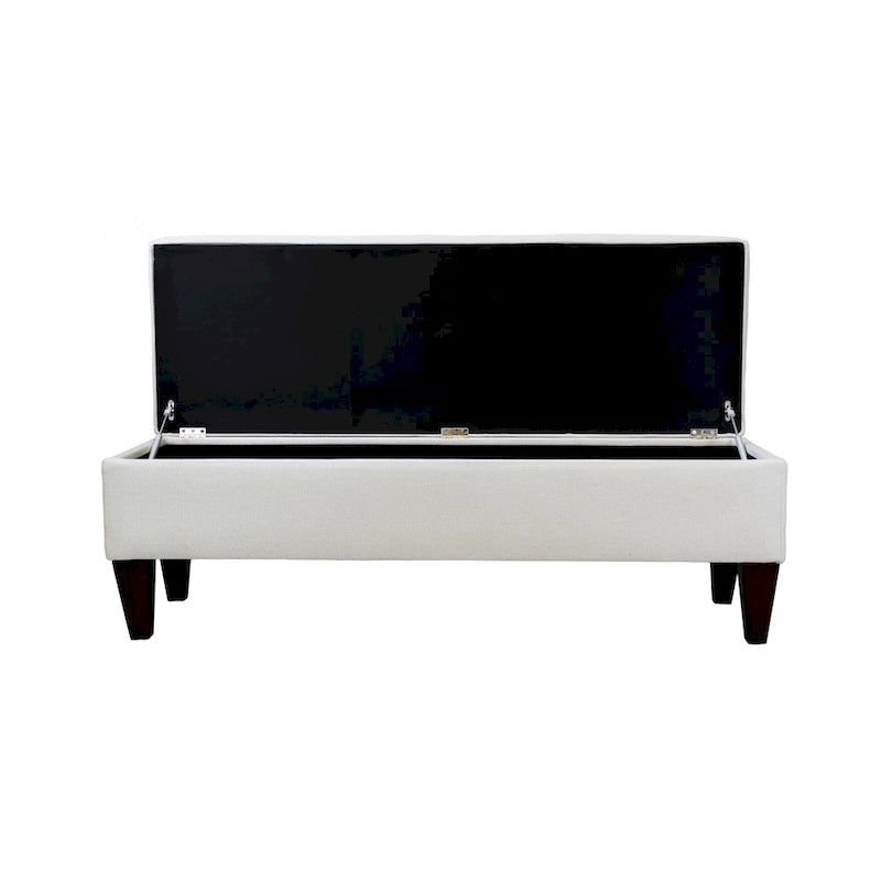Brooke Upholstered Button-tufted Wood Long Storage Bench