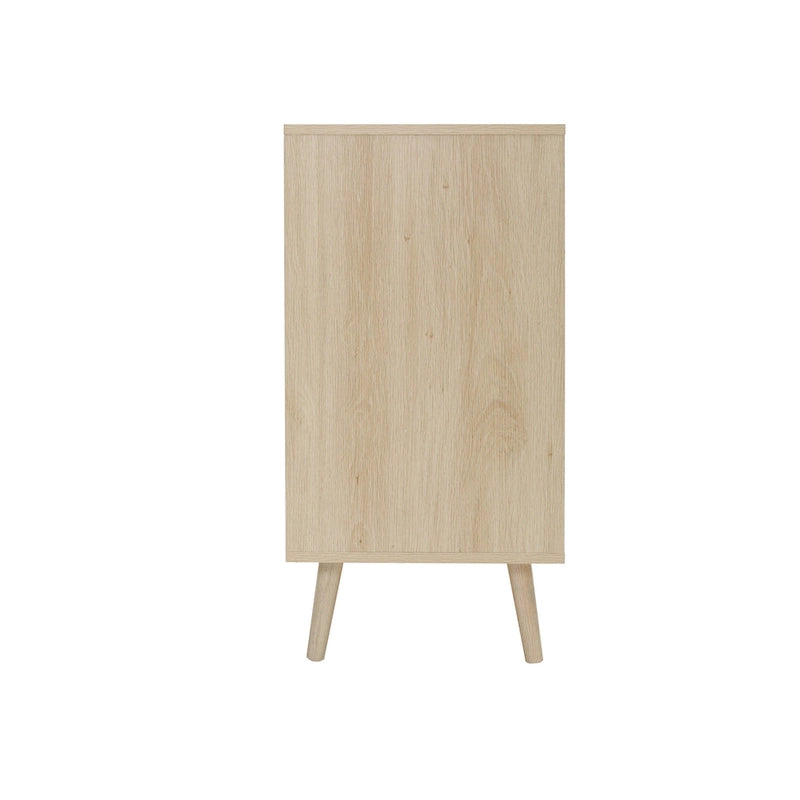 Rattan 3 Drawer Cabinet for bedroom living room