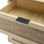 Rattan 3 Drawer Cabinet for bedroom living room