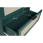 Rattan 3 Drawer Cabinet for bedroom living room