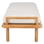 Teak Cushion Bench - 70 W x 25.7 L x 18.5 H