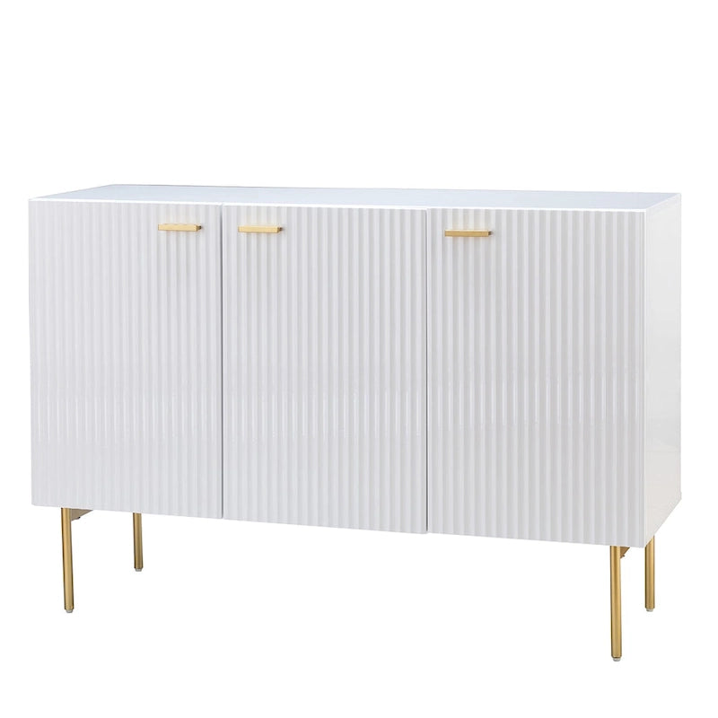 Multifunctional 47 Buffet Sideboard Cabinet with 3 Doors by