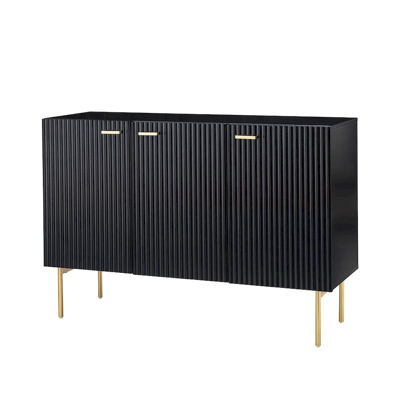 Multifunctional 47 Buffet Sideboard Cabinet with 3 Doors by