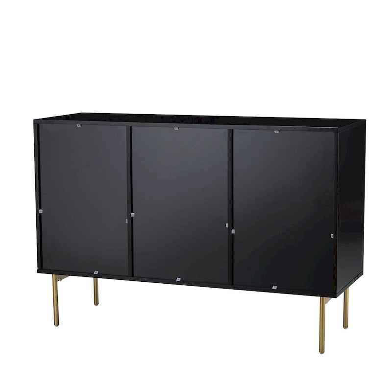 Multifunctional 47 Buffet Sideboard Cabinet with 3 Doors by