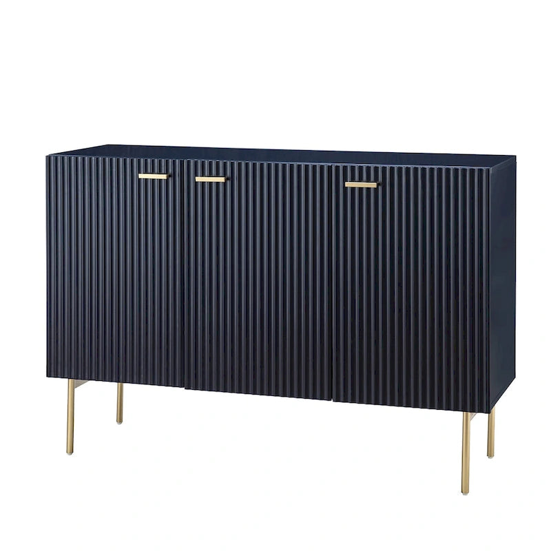 Multifunctional 47 Buffet Sideboard Cabinet with 3 Doors by
