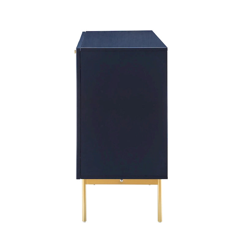 Multifunctional 47 Buffet Sideboard Cabinet with 3 Doors by