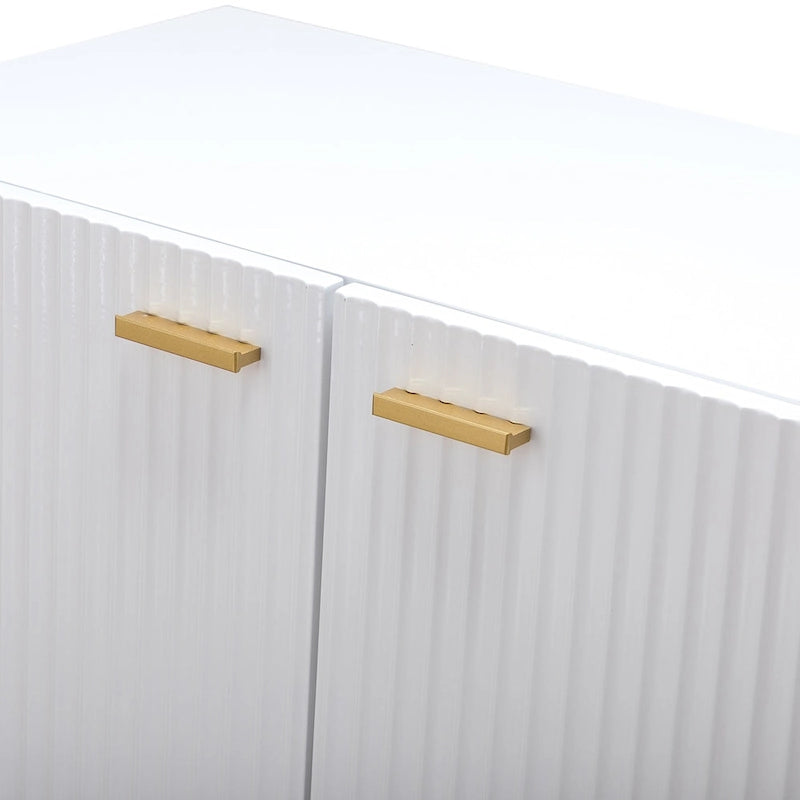 Multifunctional 47 Buffet Sideboard Cabinet with 3 Doors by
