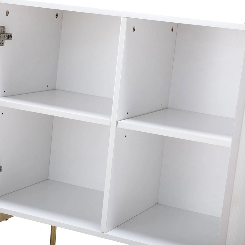 Multifunctional 47 Buffet Sideboard Cabinet with 3 Doors by