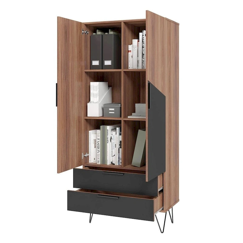 67.32 Tall Cabinet with 6 Shelves