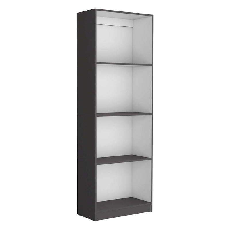 67 Wide 5-Shelf and Cabinet Bookcase Set of 3