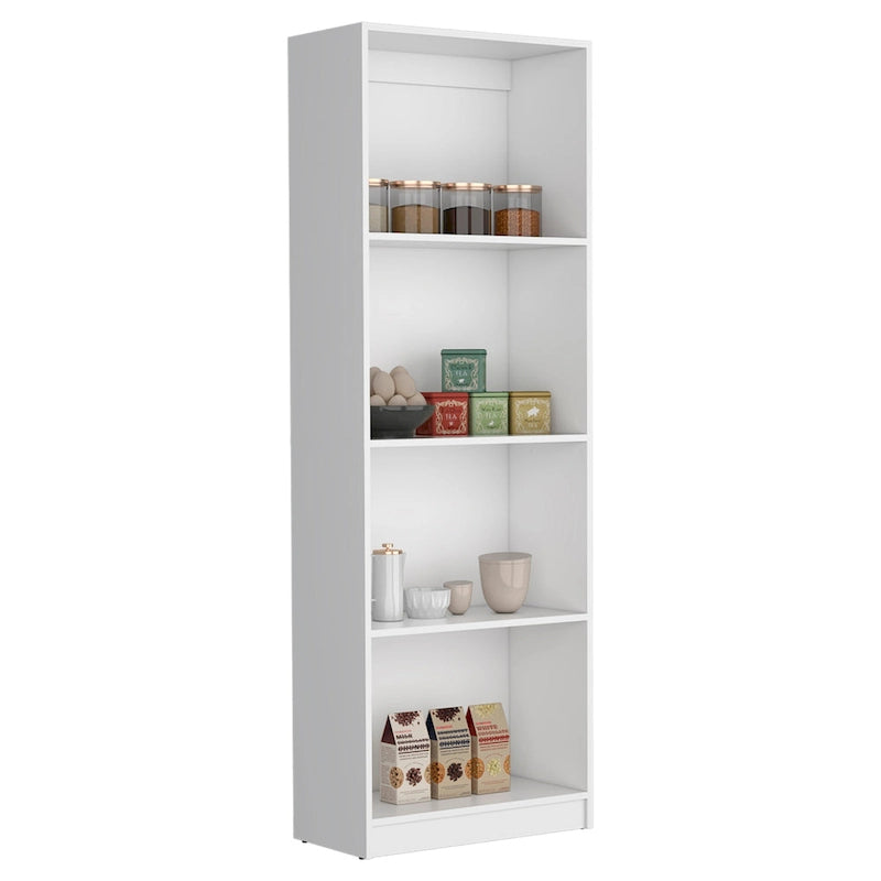67 Wide 5-Shelf and Cabinet Bookcase Set of 3
