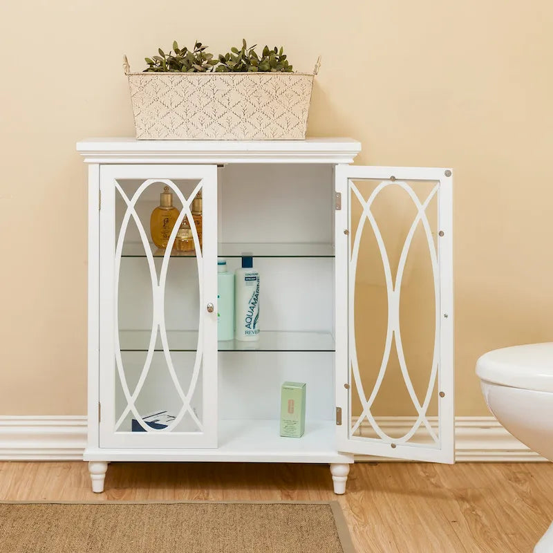 25.98 x 32.01 Floor Cabinet, White - 26L x 12.5W x 32H