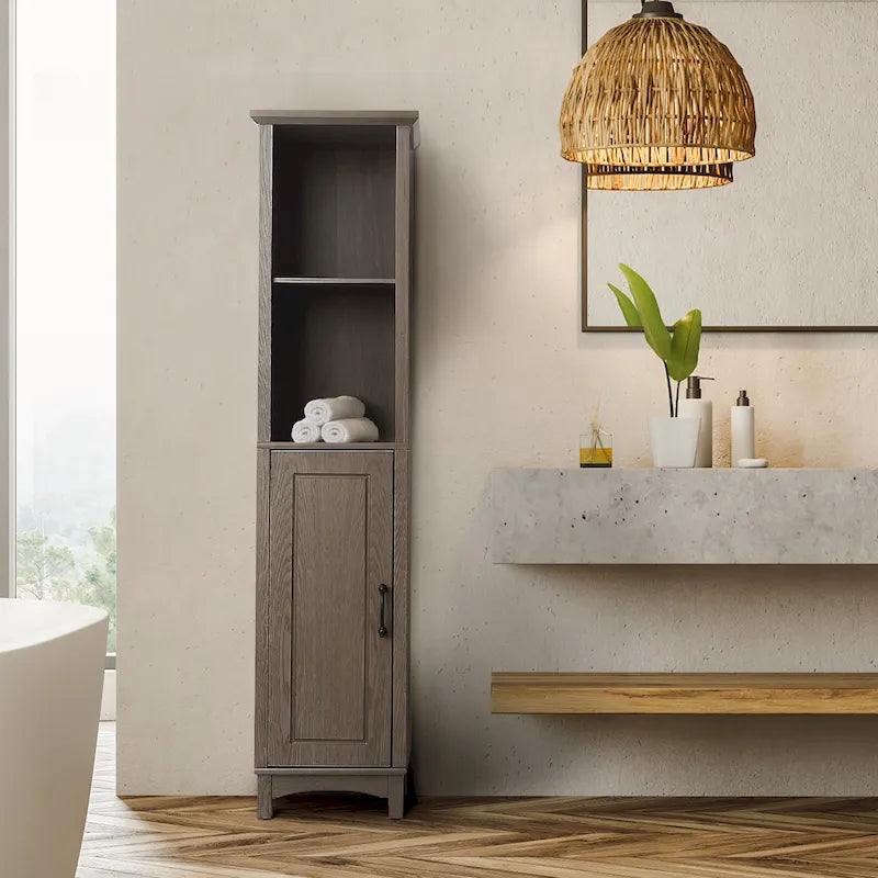 Freestanding Multifunctional Linen Tower