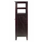 Wine Cabinet, Espresso - 19.13 x 12.72 x 37.48 inches
