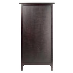 Wine Cabinet, Espresso - 19.13 x 12.72 x 37.48 inches