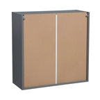 30 x 30 Wandschrank-Doppeltür-Grau - 30 x 30 x 12