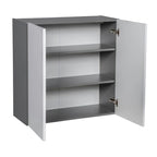 30 x 30 Wandschrank-Doppeltür-Grau - 30 x 30 x 12