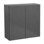 30 x 30 Wandschrank-Doppeltür-Grau - 30 x 30 x 12