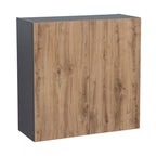 30 x 30 Wandschrank-Doppeltür-Grau - 30 x 30 x 12