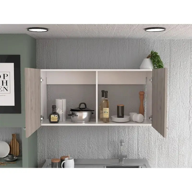 Wall Cabinet, Two Shelves, Double Door