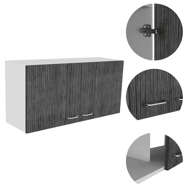 Wall Cabinet, Two Shelves, Double Door