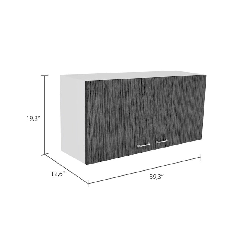 Wall Cabinet, Two Shelves, Double Door
