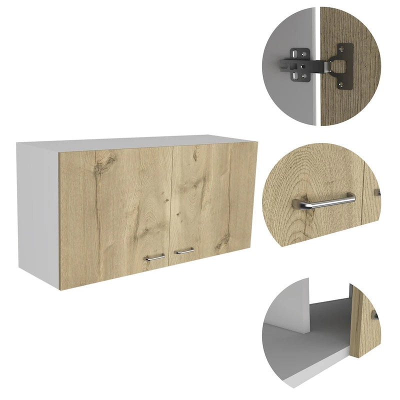 Wall Cabinet, Two Shelves, Double Door
