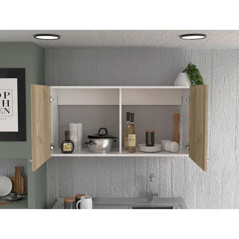 Wall Cabinet, Two Shelves, Double Door