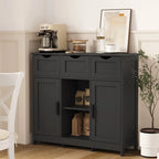 35,4 breites Sideboard mit 3 Schubladen - N/A