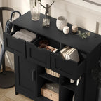 35,4 breites Sideboard mit 3 Schubladen - N/A