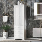 Tall Storage Cabinet with Three Drawers