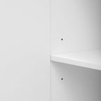 55 Anrichtenschrank mit verstellbaren Regalböden, Hochglanz-Finish