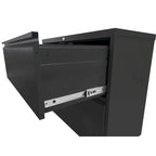 3-Schubladen-Metall-Vertikal-Aktenschrank mit Schloss
