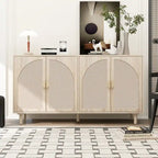 4-türiger Schrank, geeignet für Schlafzimmer, Wohnzimmer, Arbeitszimmer