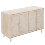 4-türiger Schrank, geeignet für Schlafzimmer, Wohnzimmer, Arbeitszimmer