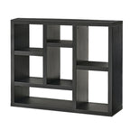 Open Wooden Open Shelf Bookcase, Freestanding Display Cabinet with 7 Cube Storage Spaces, Floor Standing Bookshelf, Entryway