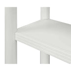 Moderne offene Etagere, Büro-Etagere, Akzent-Etagere, Weiß