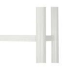 Moderne offene Etagere, Büro-Etagere, Akzent-Etagere, Weiß