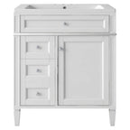 Bathroom Vanity with Top Sink and a Tip-out Drawer
