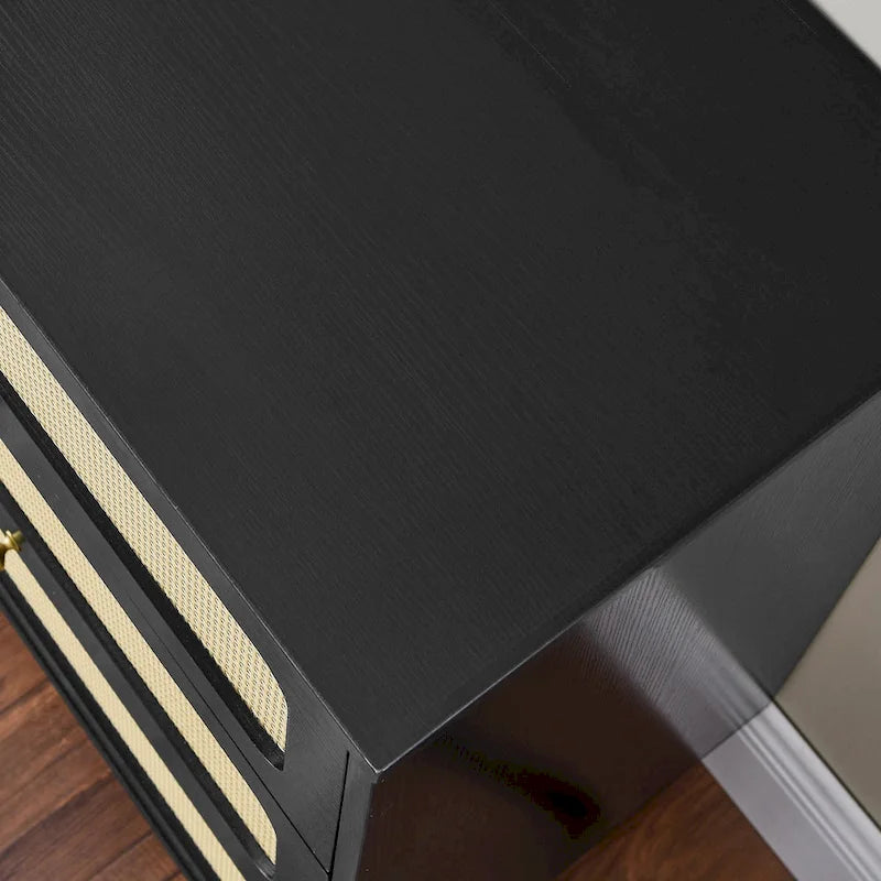6-Drawers Rattan Storage Cabinet