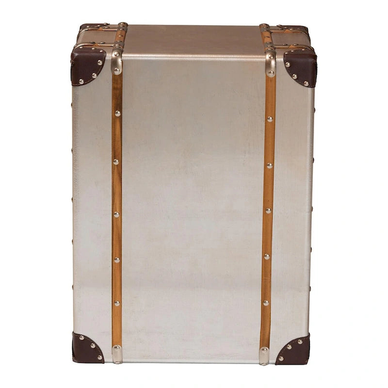 Vintage Matte Bronze 3-Drawer Cabinet